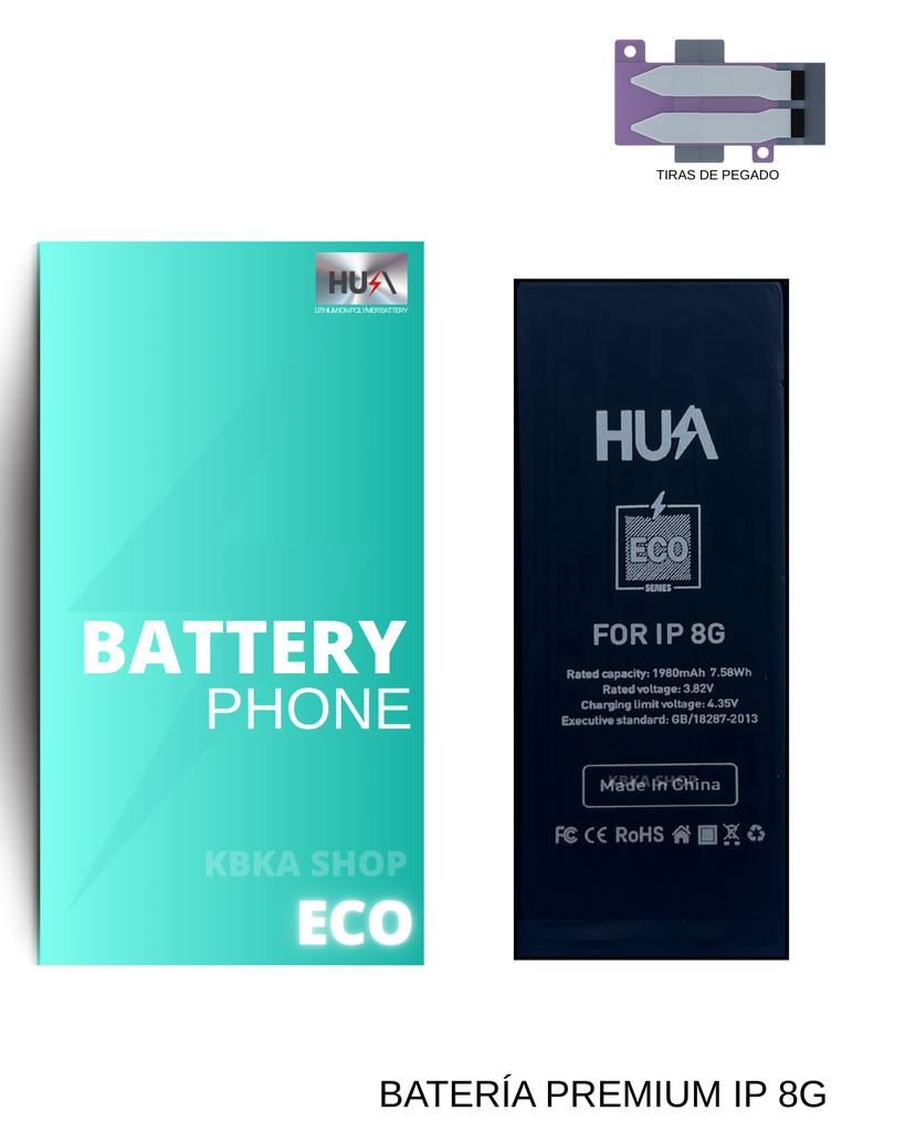 BATERIA PREMIUM IPHONE 8G